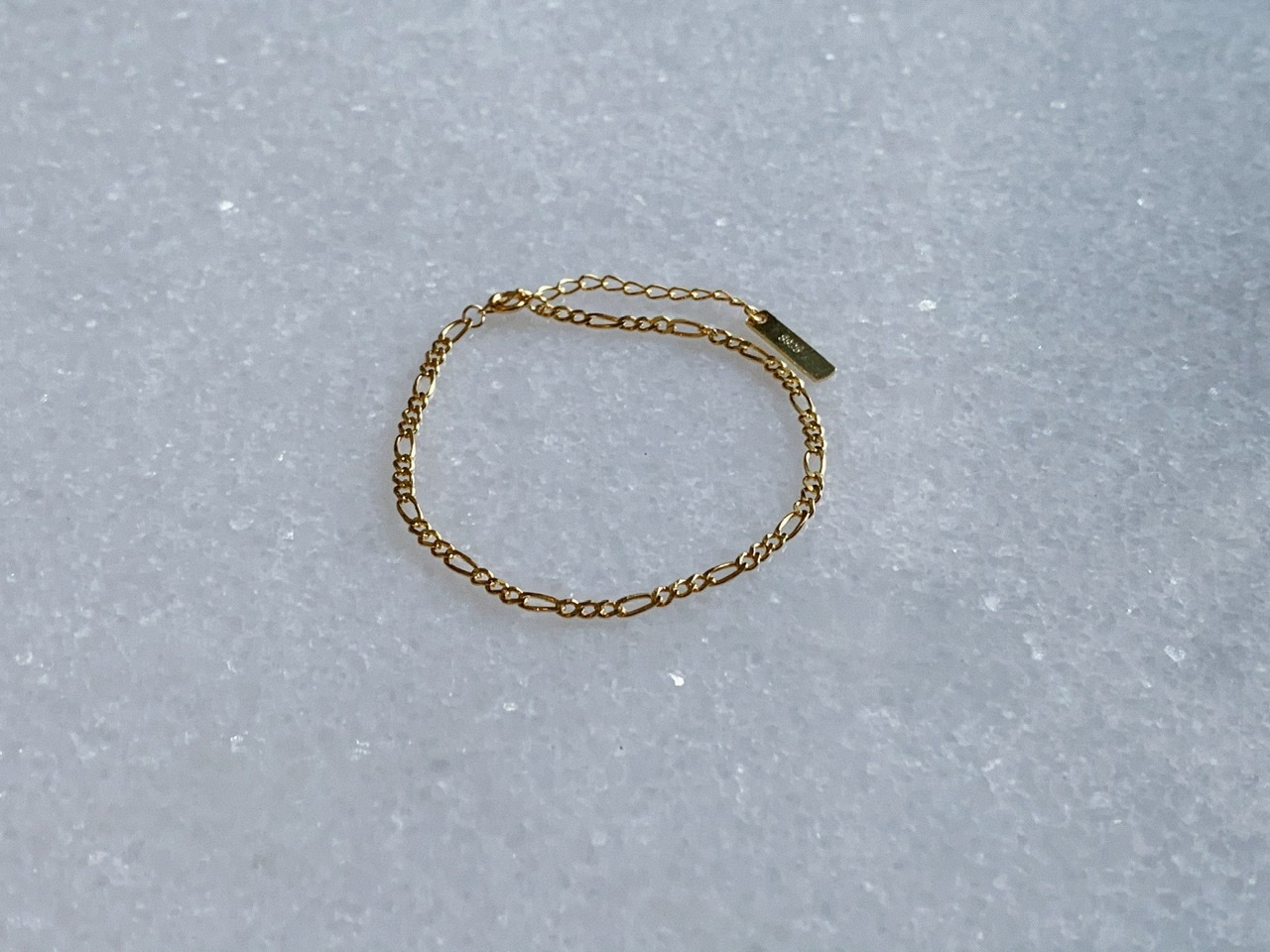 gold chain bracelet【B-6】(silver925)