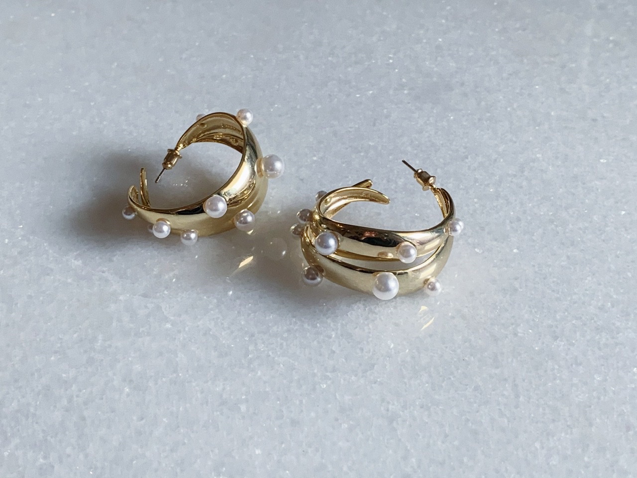 perl gold pierce【A-17】