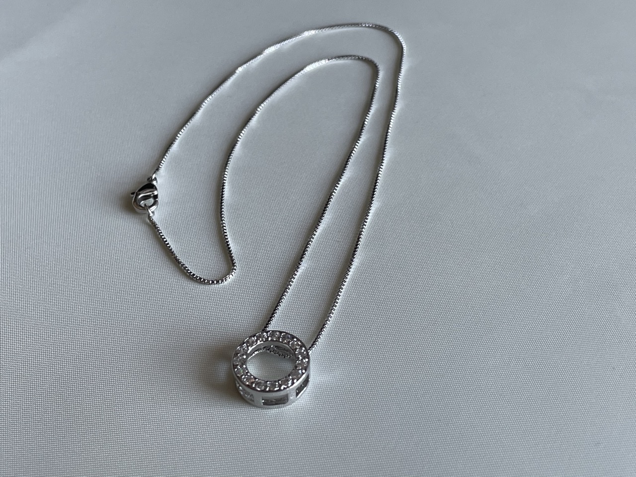 glitter necklace【N-12】(silver925)