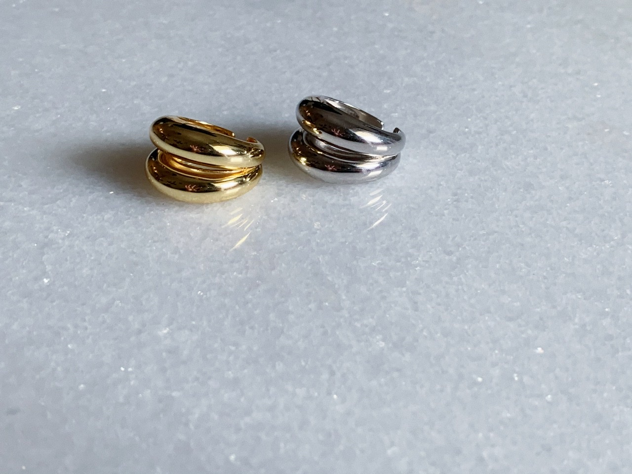 two puff ring【R-12】(silver925)